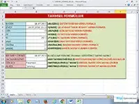 Bilgisayar Kursu - Excel Tarihsel Formüller